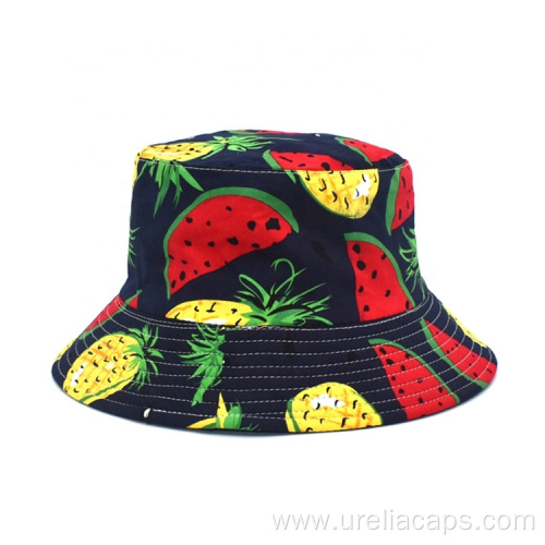 Cotton reversible fishing cap